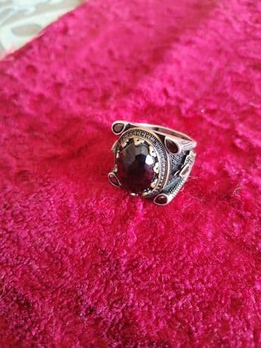 5 qaş üzüklər: Üzük, Gümüş, 925 Əyar — 9