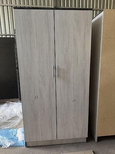 Yeni, 2 qapılı, Boz, Digər material, Açılan, Düz dolab