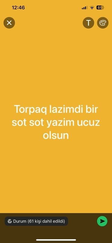 ramanıda kirayə ev: Torpaq sahəsi axtarılır. Bir sot əraziyə ehtiyac var və qiyməti uyğun — 1