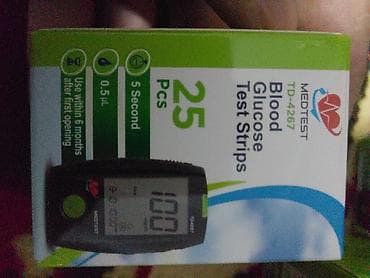steril: Məhsul: MedTest TD-4267 Blood Glucose Test Strips - Qlukometr üçün — 2
