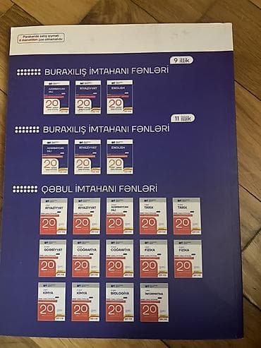 Велосипеды: Məhsul: “Riyaziyyat – Buraxılış imtahanı 2024” (DİM nəşri) Təsvir: - — 2