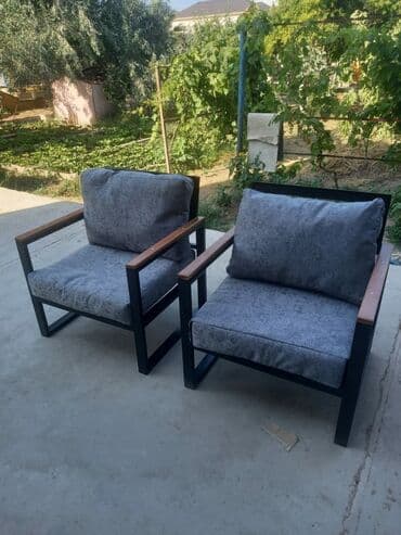 paduqa satisi: Yeni, Kvadrat masa, 4 stul, Açılmayan, Skameykalar ilə, Metal, Azərbaycan — 7