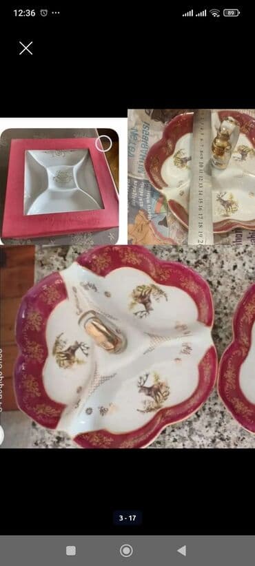 Tava-qazan: Bəzək dəsti – 3 parça dest 140 tek 45 manata - Material: rəngli şüşə — 6