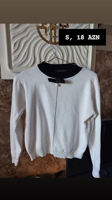 jaketler qadin ucun: Qadın geyimləri kolleksiyası 1) Ağ-qara bluz - Ölçü: S - Qiymət: 18 — 1