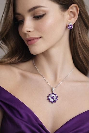 Xuping sırğa və sep Premium məhsuldur Dəstə sep və sırğa daxildir