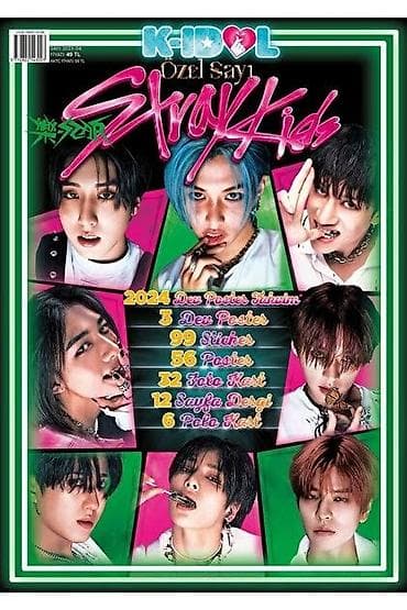 kirilcə kitab: K-İdol “Özel Sayı Stray Kids” xüsusi buraxılış jurnalı. Jurnal Stray — 1