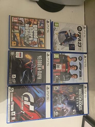 cd disk: PlayStation 5 konsolu + 6 oyunlar Məhsul: - Sony PlayStation 5 — 3
