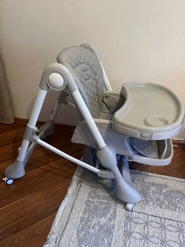 uşaq üçün stullu stol: Uşaq yemək stulu – çoxfunksiyalı, boz rəng Xüsusiyyətlər: - Geniş — 2