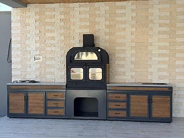 Manqallar, qrillər, barbekyu: Manqal, Qaz, Yeni, Tənzimlənən hündürlük, Qapaqlı, Setka ilə, Ödənişli çatdırılma — 5