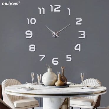 dini saat: Divar saatı 3D divar saati Rəqəmsal divar saatlari Ölçülerine göre — 4