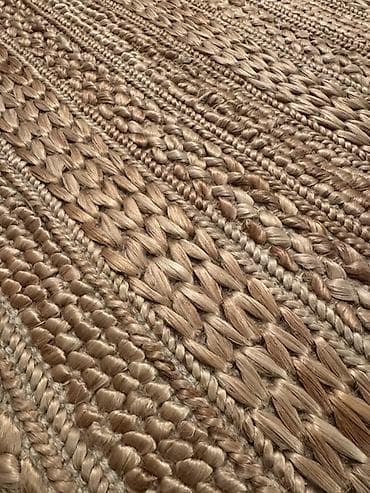 Təbii lifdən toxunmuş dekorativ super növ xalça - Material: təbii lif — 3