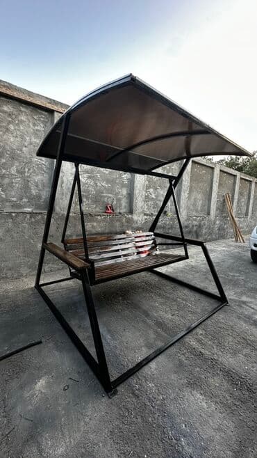 evim mebel: Skamya-yelləncəl, Zontikli, Metal — 1