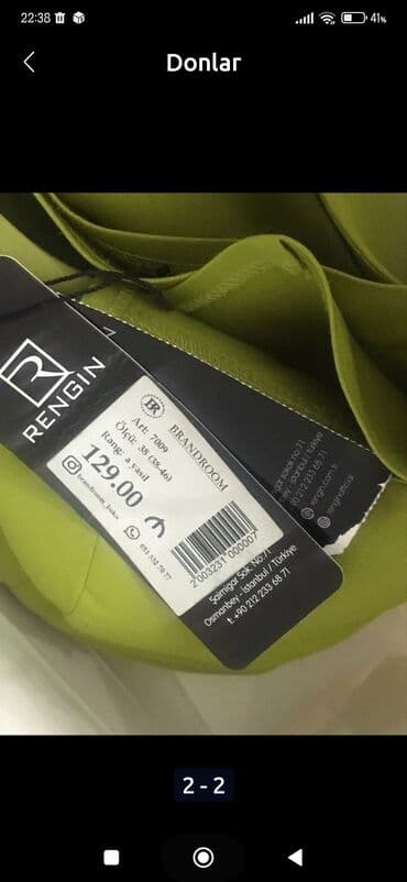 вечернее платье новый: Bir dəfə geyinilib baha alnib — 2