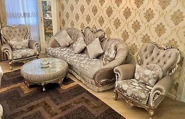 Üslubda zərif qonaq otağı dəsti. - Komlekt: 1 ədəd geniş üçnəfərlik lalafo.az -da Üslubda zərif qonaq otağı dəsti. - Komlekt: 1 ədəd geniş üçnəfərlik