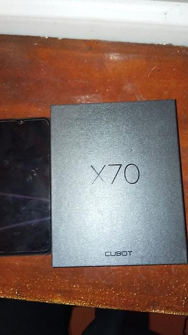 CUBOT X70 smartfon - Model: CUBOT X70 (qutu ilə) - Rəng: Qara/göy