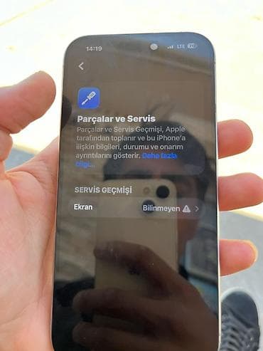 iphone 30: IPhone 15 Pro, 128 GB, Natural Titanium, Barmaq izi, Face ID — 6