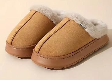 женские валяные тапочки: Unisex ev terlikləri – isti, yumşaq və rahat - Model: qapalı burunlu — 1