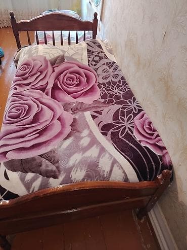 qosa taxt: Təknəfərlik çarpayı, Matrassız, Siyirməsiz — 1