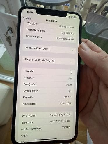telfon 100: IPhone Xs Max, Qızılı, Face ID — 7