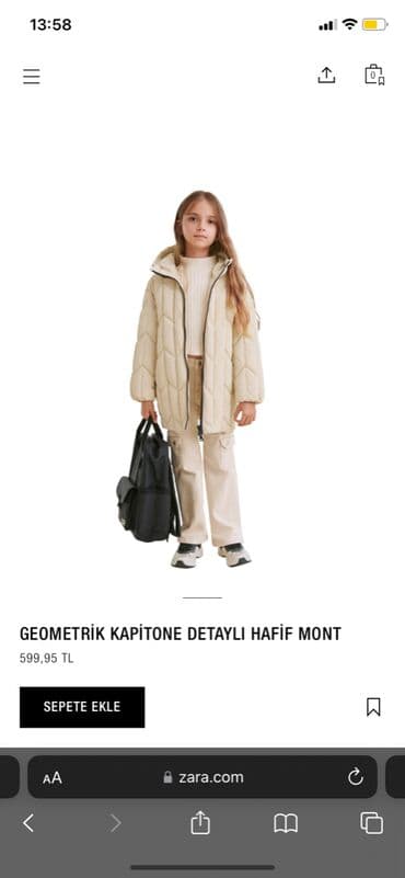 Dəstlər: Yenidi etiketi uzerindedi saytdan sifaris olub olcusu uygun olmadigi — 1