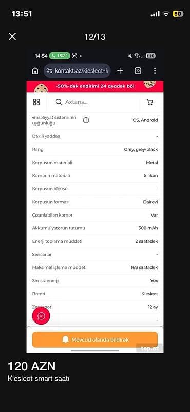 Alam Kieslect Pro Ltd 5 ay Evvel kontakt home den alinib demey olar — 4