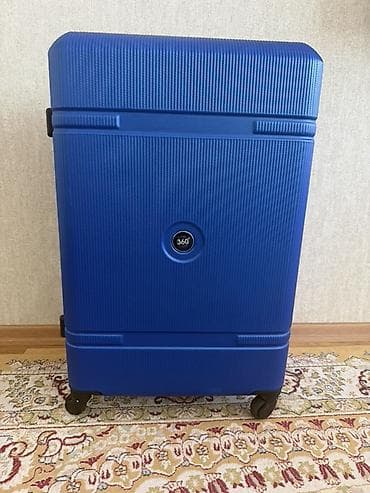 Боксерские груши: Sərt gövdəli, böyük ölçülü təkərli çamadan - Rəng: Parlaq mavi - — 4