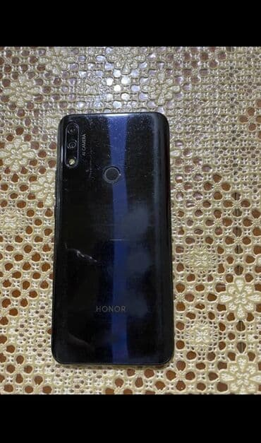 Запчасти для телефонов: Honor 9X, 128 ГБ, цвет - Черный, Отпечаток пальца — 2