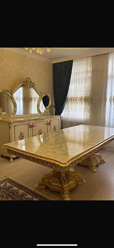 plastik pencere qapi: Yeni eve ölçüler düzgün gelmediyinə görə satılır. Stol uzunluğu: 2.55 — 1