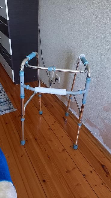 3 ayaq: Yüngül aluminiium gəzinti çərçivəsi (walker) 055-626-34-85 - Material — 1