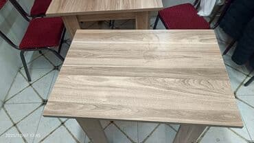 yazi stulu: Mətbəx masası, Açılmayan, Laminat, Kvadrat masa — 2