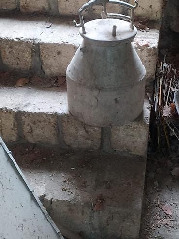 Alüminium süd bidonu - Material: qalın divarlı alüminium - Həcm