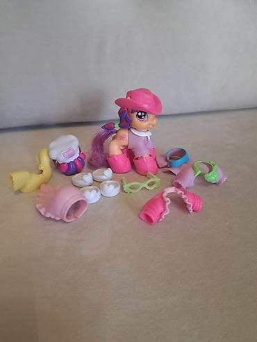 My little pony My litlе pony dəsti Sam Pony, iki cüt ayaqqabı, iki