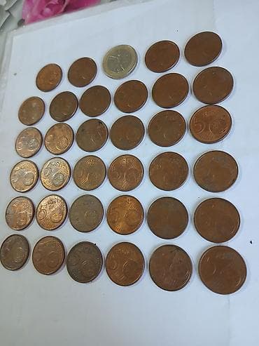 mis samovarlar: Məhsul: Avropa sikkələri dəsti bir ədəd 1 avro.2010 il. 34 ədəd 5 — 2