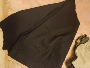 qaqa şalvarları: Классические Мужские брюки, M, цвет - Черный — 2