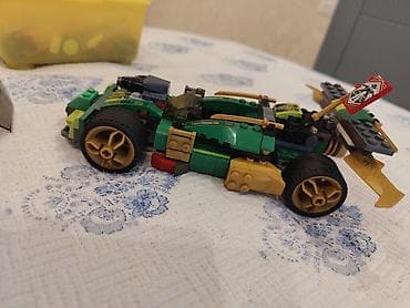 labubu oyuncaq: LEGO NINJAGO yaşıl yarış avtomobili konstruktoru - Tema: NINJAGO – — 2