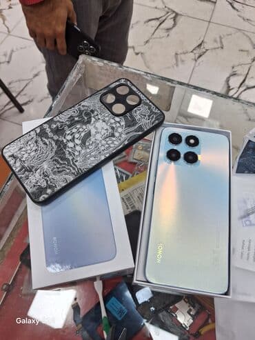 Honor X6a, 128 GB, rəng - Gümüşü, Barmaq izi lalafo.az -da Honor X6a, 128 GB, rəng - Gümüşü, Barmaq izi