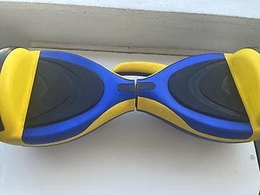 İki təkərli hoverboard (self-balancing scooter) - Rəng: sarı-mavi