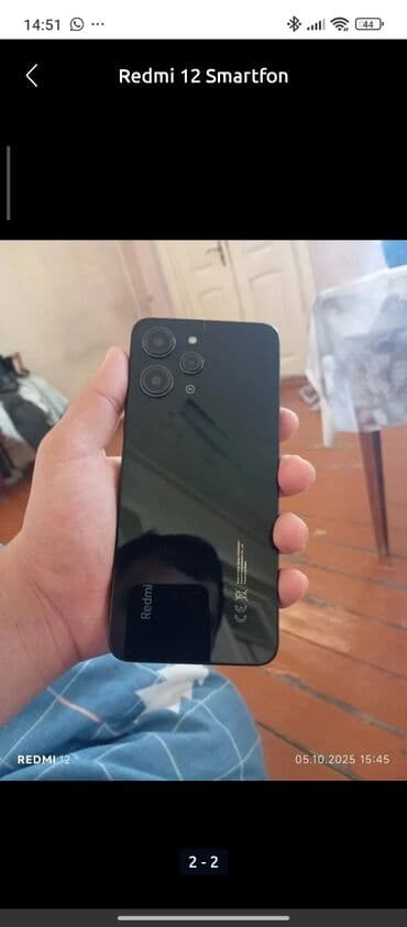 mi 12 t: Redmi 12 smartfon Heçbir problemi yoxdur qutusu da var NFC dəstəkləyir — 2