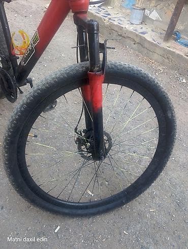 Dağ velosipedi – 26" - Çərçivə: alüminium rəngləmə (qırmızı-qara) — 3