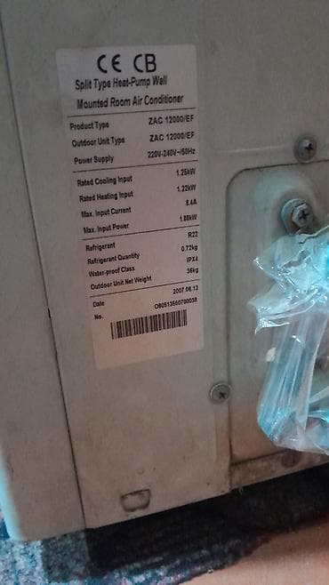 kondisioner mobil: ZASSgermany Split Tipli Divardan Asılan Kondisioner (Heat-Pump) - — 4