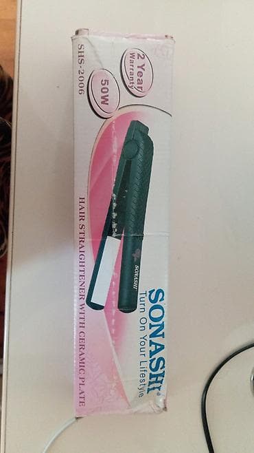 Məhsul: Sonashi saç düzləndiricisi (Model: SHS-2006) Xüsusiyyətlər: -