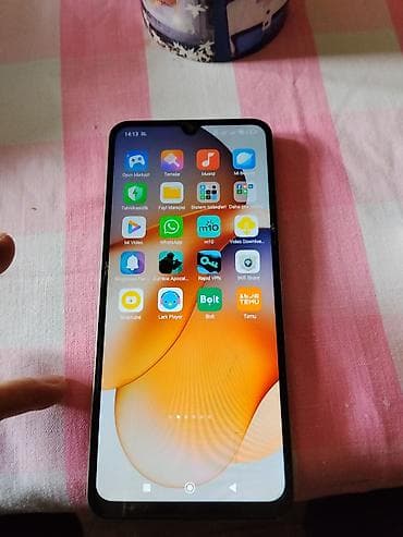 Redmi 14C, 128 GB, rəng - Yaşıl, Barmaq izi, İki sim kartlı, Face ID
