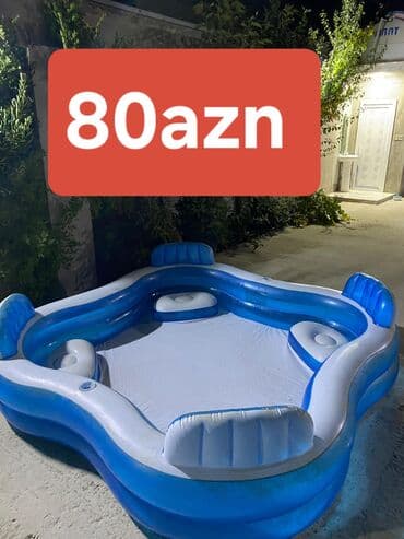 baseynler: İşlənmiş Şişmə Hovuz Intex, 3.1 - 4 m, 1001 - 1500 l — 1