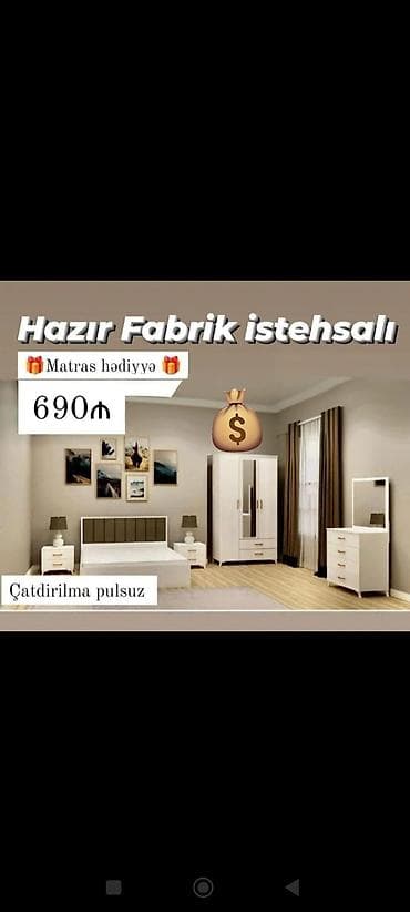 balaca metbex dizayni: Yataq desti rəng seçimi var — 1