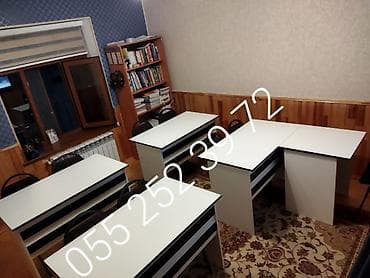 Oğlan üçün, Yeni, Siyirməsiz, Yazı masası, Stullar ilə