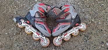 İnline konkisürmə üçün təkərli konkisürmə çəkmələri (roller skates) -