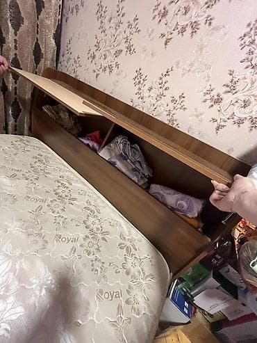iki neferlik taxt: İkinəfərlik çarpayı, Matras ilə, Siyirməsiz — 2