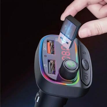 masin ucun bluetooth: C14 Avtomobil Bluetooth FM modulyatoru. Material: ABS Bluetooth — 5