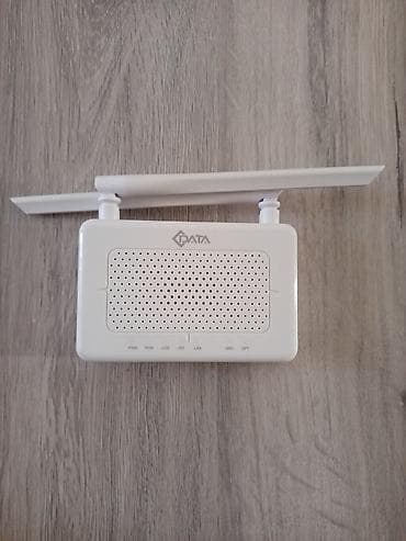 fiber: Fiber Optik Modem İşləkdir Adapter Verilir — 1