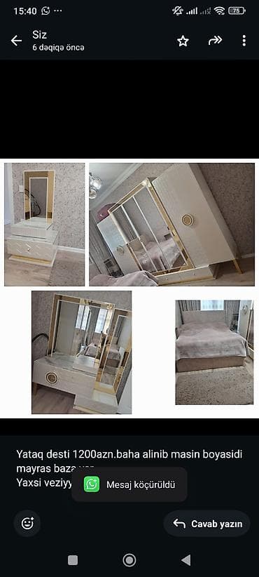 stol stul sumqayit: Yataq desti 1200azn.baha alinib masin boyasidi mayras baza var Yaxsi — 1